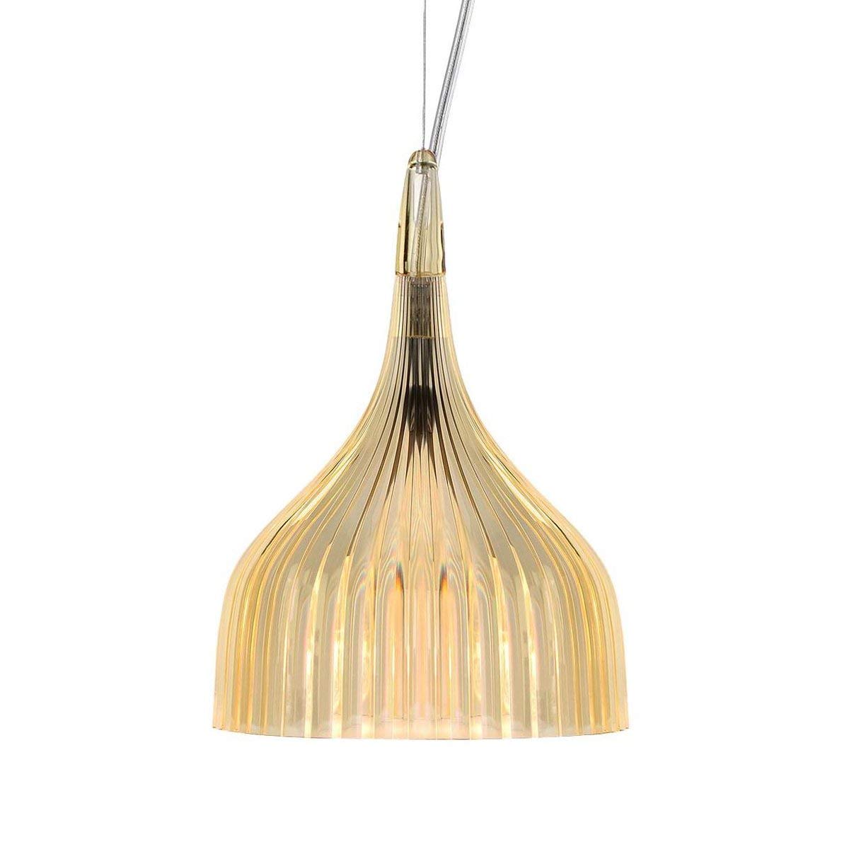 Kartell 09040P4 "E" Lamp, Plastic, Yellow