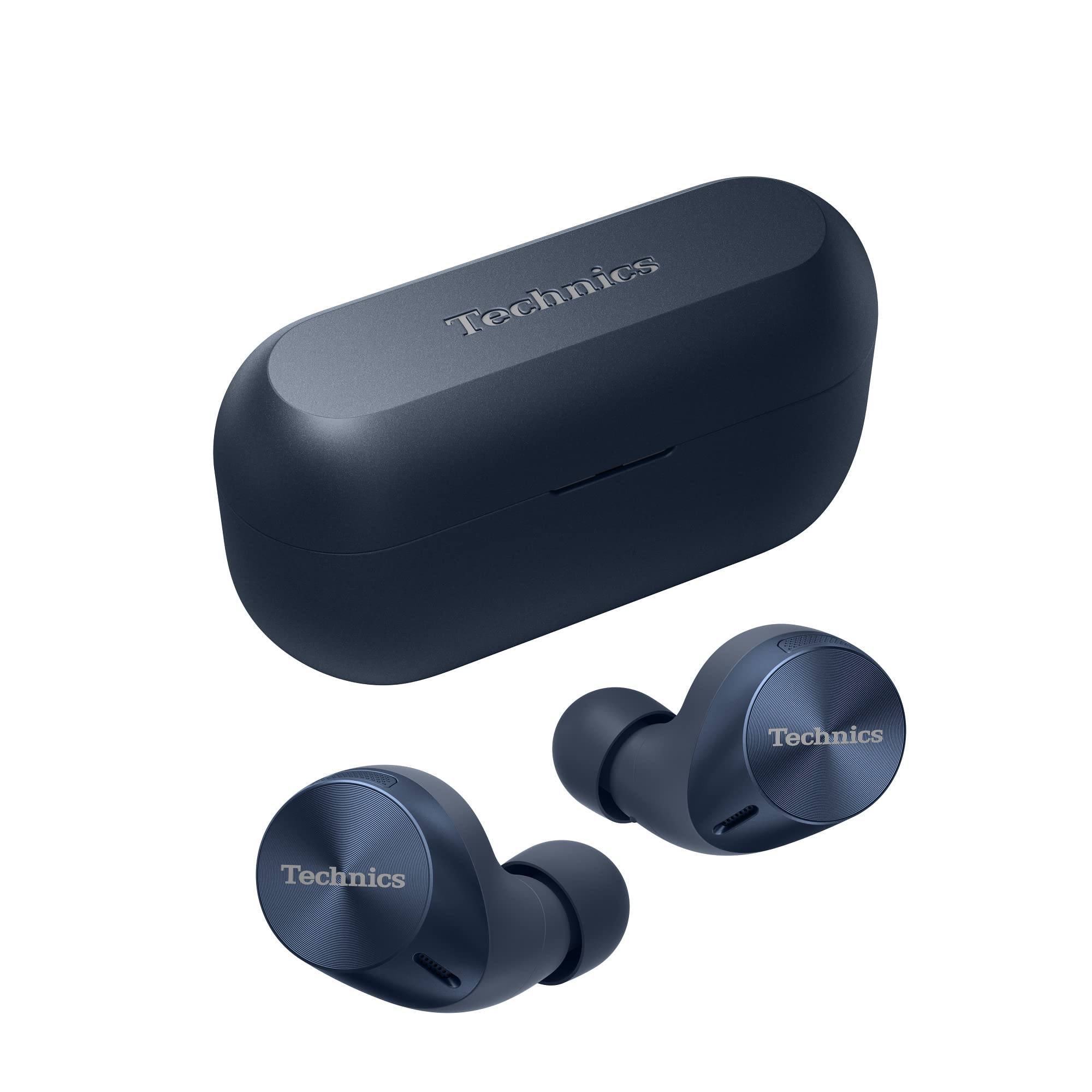 Technics EAH-AZ60M2 Wireless Earbuds with Noise Cancelling, 3 Device Multipoint Bluetooth, Comfortable In-Ear headset, Wireless Charging, Midnight Blue — image 1