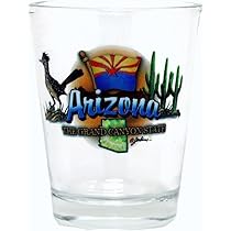 Hand Blown Mexican Tequila Shot Glasses – Set Of 6 Cobalt Blue Rim 2 O