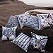 Phantoscope Animal Series Snow Wolf Decorative Throw Pillow Case Cushion Cover 18