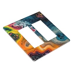 Thsanju Decorative Outlet Covers Colorful Artistic