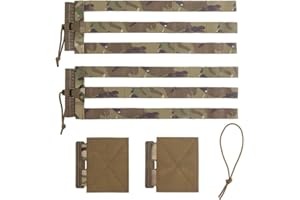 PEMINKOO Tactical Skeletal Cummerbund Upgarde Kit 3 Band MOLLE Quick Release Buckle Set J.PC 420 419 X.PC Hunting Vest Accessories