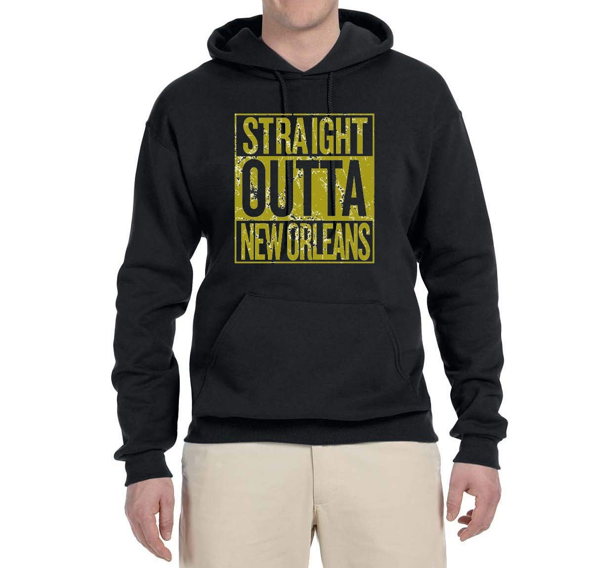 Straight Outta Hometown Pride | Fantasy Football Fan | Mens Sports Sweatshirt Graphic Hoodie