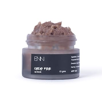 ENN Coco Fee Lip Scrub- Chocolate & Coffee Lip Scrub, 15gm
