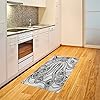 Ambesonne Octopus Area Rug, Kraken Octopus in The Sea Ethnic Mandala Style Pattern Artistic Tentacles Marine, Flat Woven Accent Rug for Living Room Bedroom Dining Room, 2.6 x 5 FT, Black White