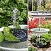 IDEALHOUSE Solar Fountain Outdoors Water Pump for Bird Bath Garden Pool Pond Aquarium (No Battery)