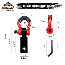 AUTOBOTS Tow Hitch Receiver 2", 45,000 Lbs Break