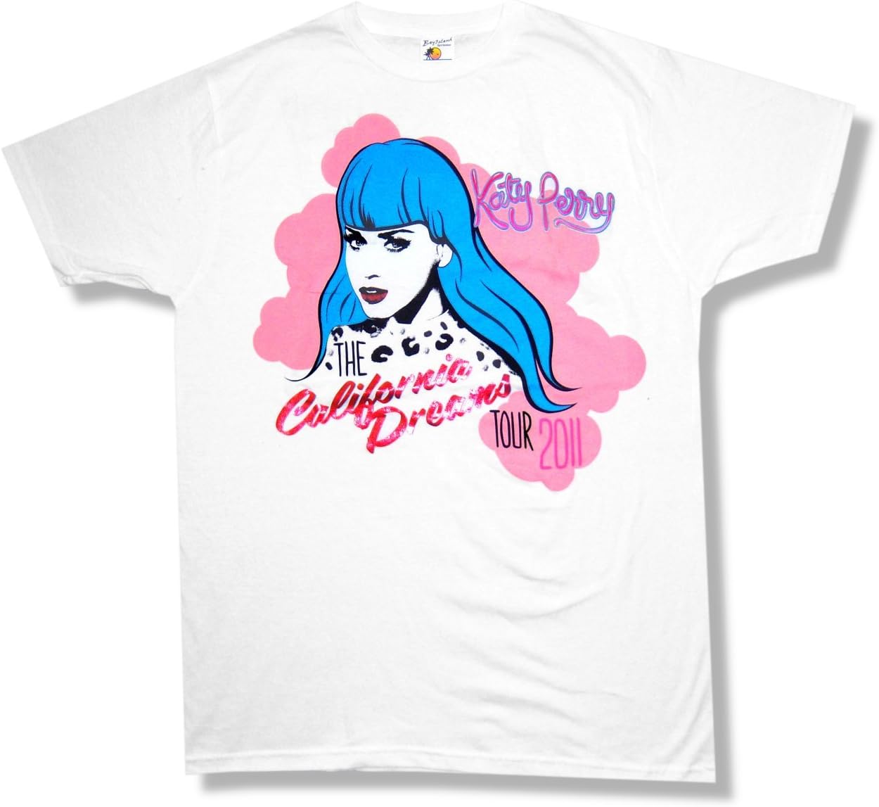 Katy Perry California Dreams Tour 2011 White T-Shirt New Adult