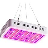 T-SUN Full Spectrum LED Grow light Panel 300W, IP44 Waterproof,Square Hanging Panel Led Light for Greenhouse Indoor Plants AC 85V~265V