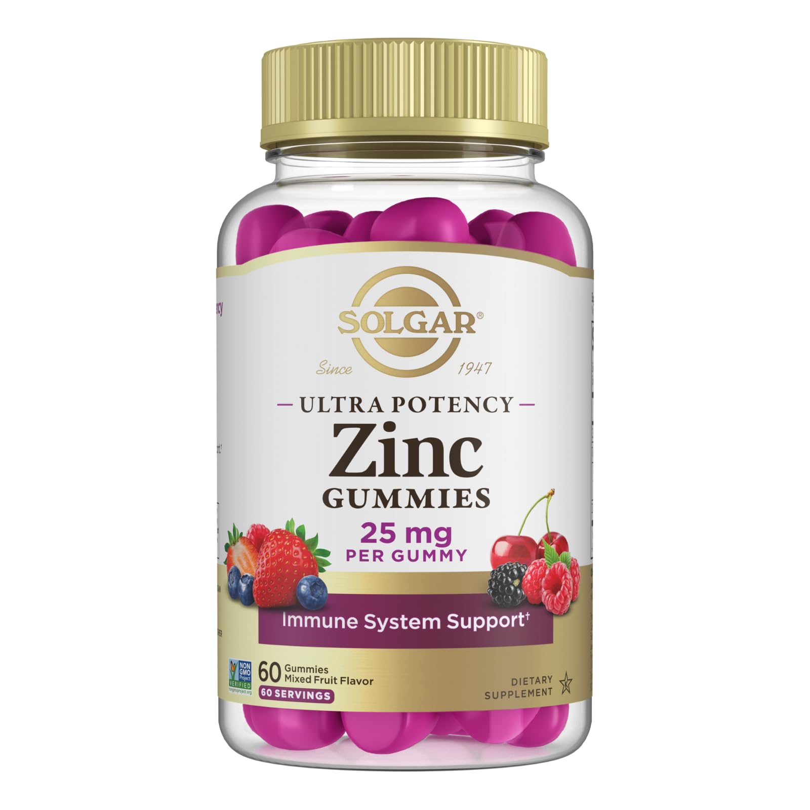 Ultra Potency Zinc Gummies (Mixed Fruit)