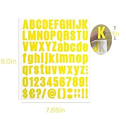 810 Pieces 10 Sheets Letter Stickers,Self Adhesive
