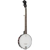 Ortega Americana Series 5-String Open Back Banjo, Satin Whiskey Burst (OBJ150OP-WB)