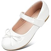 Stelle Girls Mary Jane School Flats Flower Wedding Uniform Party Shoes(Toddler/Little Kids/Big Kids)