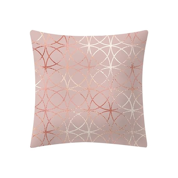 Rose Gold Rosa Kissenbezüge Kissenbezug Kissen Bezüge Sitzkissenbezüge Couchkissen Weich Sofakissen Kissenhülle Deko Wohnkult