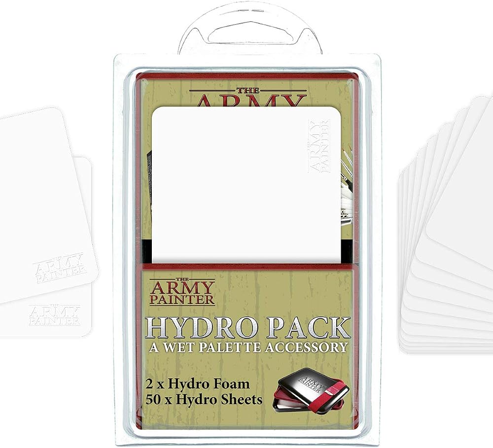 The Army Painter Hydro Pack Wet Palette Refill - 50 Sheets & 2 Sponges