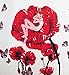 Sunny Fashion Girls Dress Little Girl Sleep in Flower Pattern Red