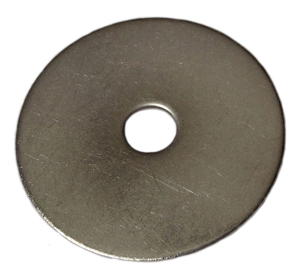 Type 18-8 Stainless Steel Fender Washers Size 1/2" x 2" (pack of 10pcs) Marine Bolt Supply