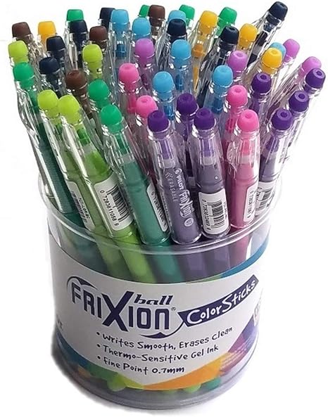 Amazon パイロット フリクションボール 消せるゲルペン カラースティック ディスプレイチューブ 細字 アソートカラー 48本 ジェルインクボールペン 文房具 オフィス用品