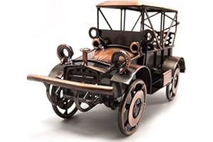 Tipmant Metal Antique Vintage Car Model Tin Home Décor Decoration Ornaments Handmade Handcrafted Collections Collectible Vehicle Gifts