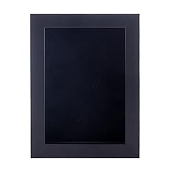 18x24 Shadow Box Frame Black Wood | with a