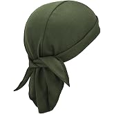 Sweat Wicking Do Rags Skull Caps, Cooling Hip Hop Hat, Beanie Durag Motorcycle Head Wrap Doo Rag Liner for Men Women