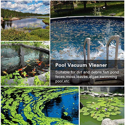 SpinLaLa Portable Jet Pool Vacuum Cleaner, Handheld Manual Portable