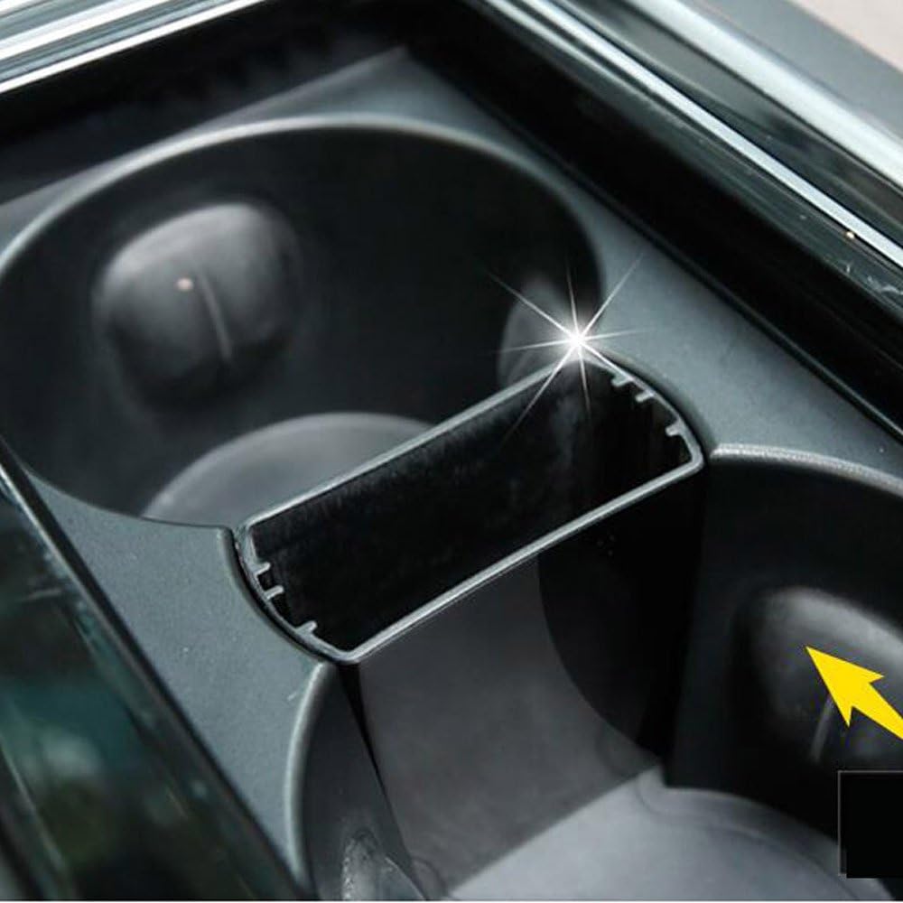 Interior Storage box Cup holder Tray F-Pace F pace XFL 2017, Black