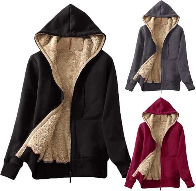 casaco feminino forrado com pelo