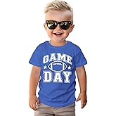 Toddler Girl Boy Football Shirt Funny Game Day T-Shirt Short Sleeve Kids Football Outfit Summer Sports Fans Tee Top
