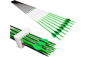 QunYing Archery Carbon Arrow 28 29 30 inch 300 340 350 400 Spine Practice Hunting Arrows for Compound Recurve Bow 12PCS
