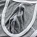 YiZYiF Men's Sexy Lingerie Bodysuit Boxer Briefs Suspenders Singlet Underwear Gray Medium