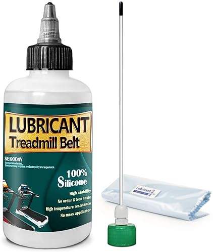 Sports & Outdoors - SEKODAY Silicone Treadnmill Belt Lubricants/Lubes | 4.2 Ounce, High Temperature Resistant and Stable Lubricant,with Hard Application Tubes and Precision Screw Caps for Easy Use