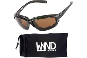 WYND Blocker Polarized Motorcycle Riding Sunglasses Sports Wrap Glasses