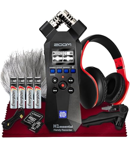 Amazon.com: Zoom H1essential Stereo Handy Recorder, H1 Essential