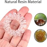 liyun Spiral Hair Coils & Clear Elastic Hair Ties for Women Girls 20pk view 3