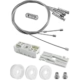 Rear Quarter Window Regulator Repair Kit Fit for Ford Mustang MK5 S197 | 2-Door Convertible Coupe 2005-2014