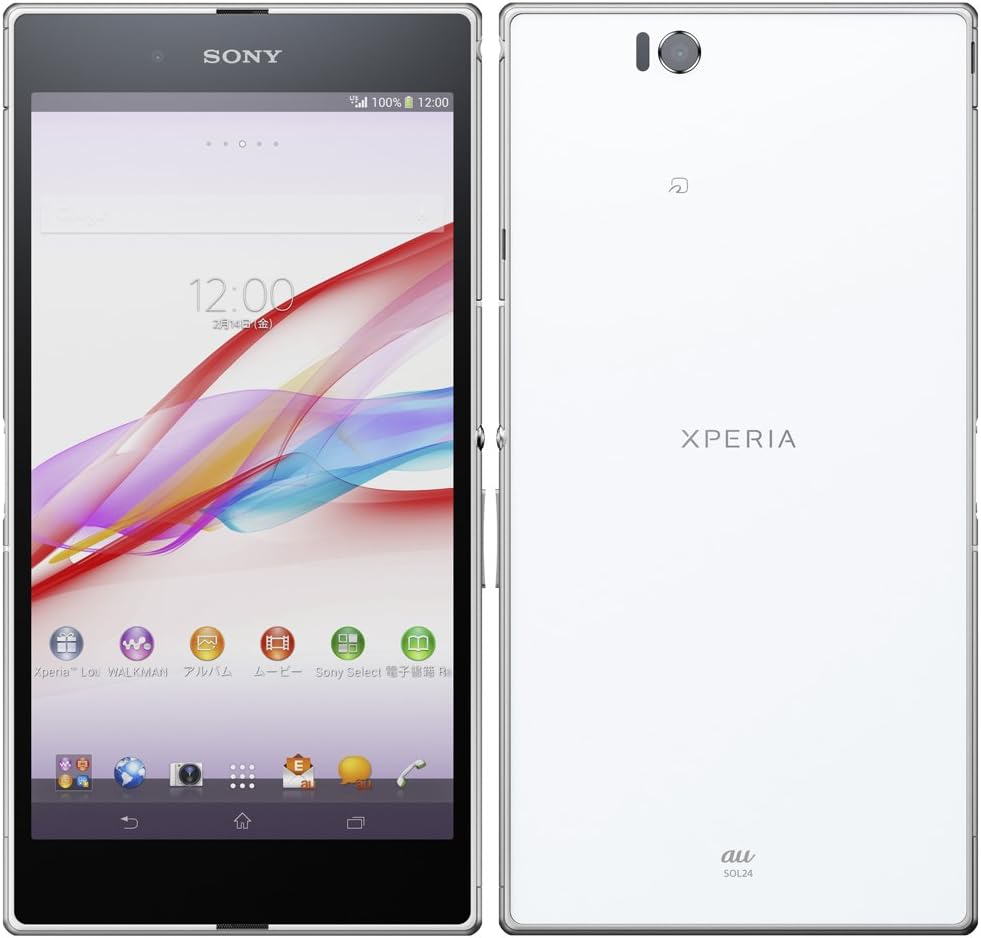 Amazon Xperia Z Ultra Sol24 Au ホワイト 白色 ソニー Sony スマートフォン本体