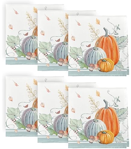 SARO LIFESTYLE Feuilles Herbst-Blatt Servietten - Set Of 4, 20 Zoll, Aus Polyester