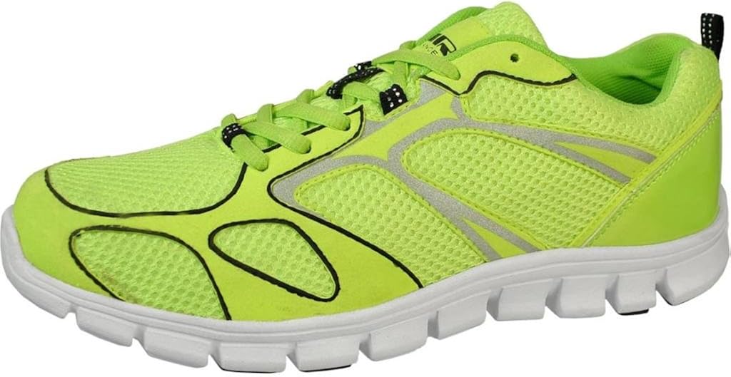 Air Balance Mens Neon Green Lightweight Running Shoes