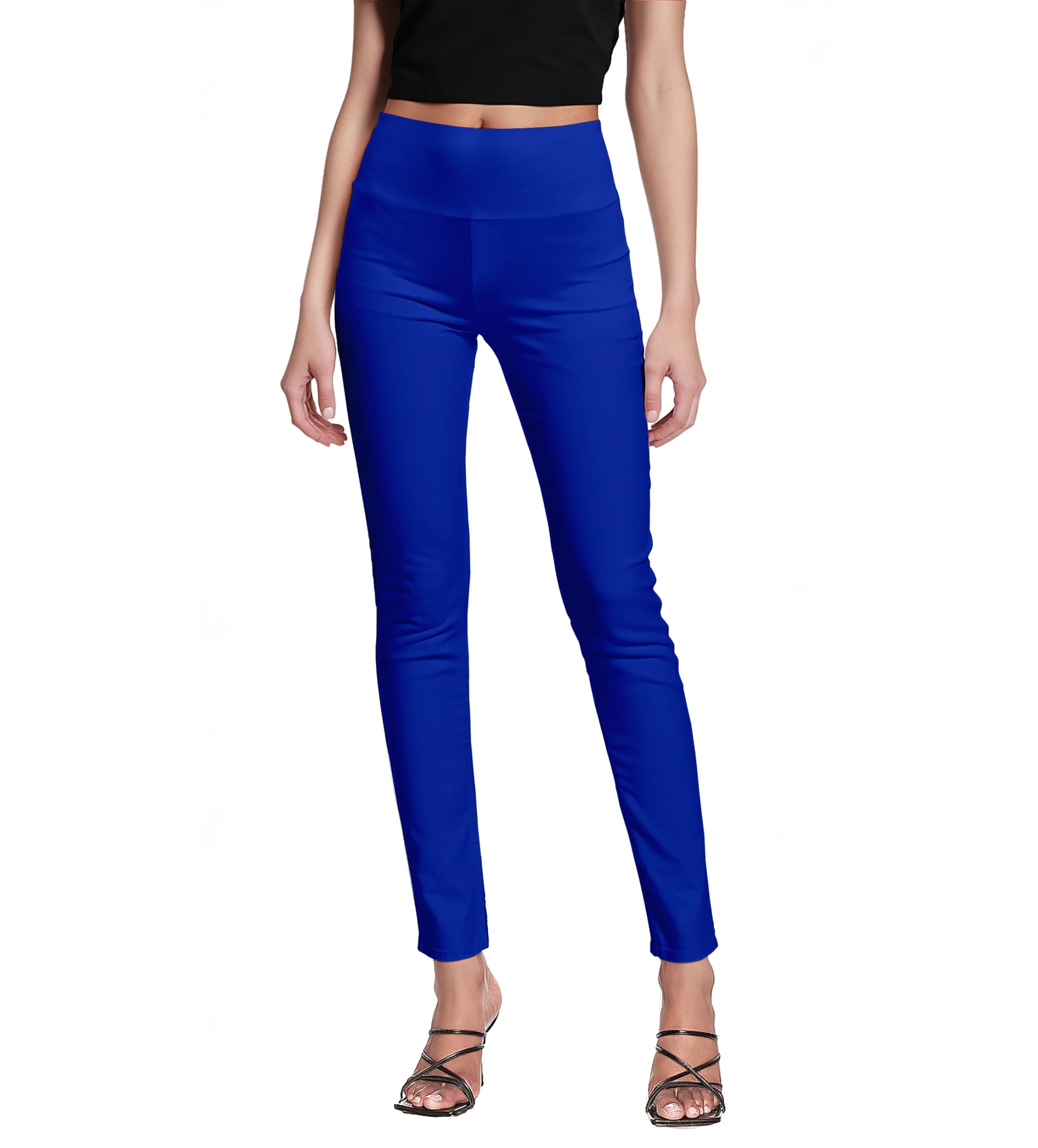 Photo 1 of & Company Super Comfy Stretch with Full Elastic Waist Pull On Millennium Twill Pant KP44972 Royal S