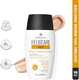 Heliocare 360 Mineral Tolerance Fluid SPF50 50ml Face Sunscreen UVA UVB Light view 2