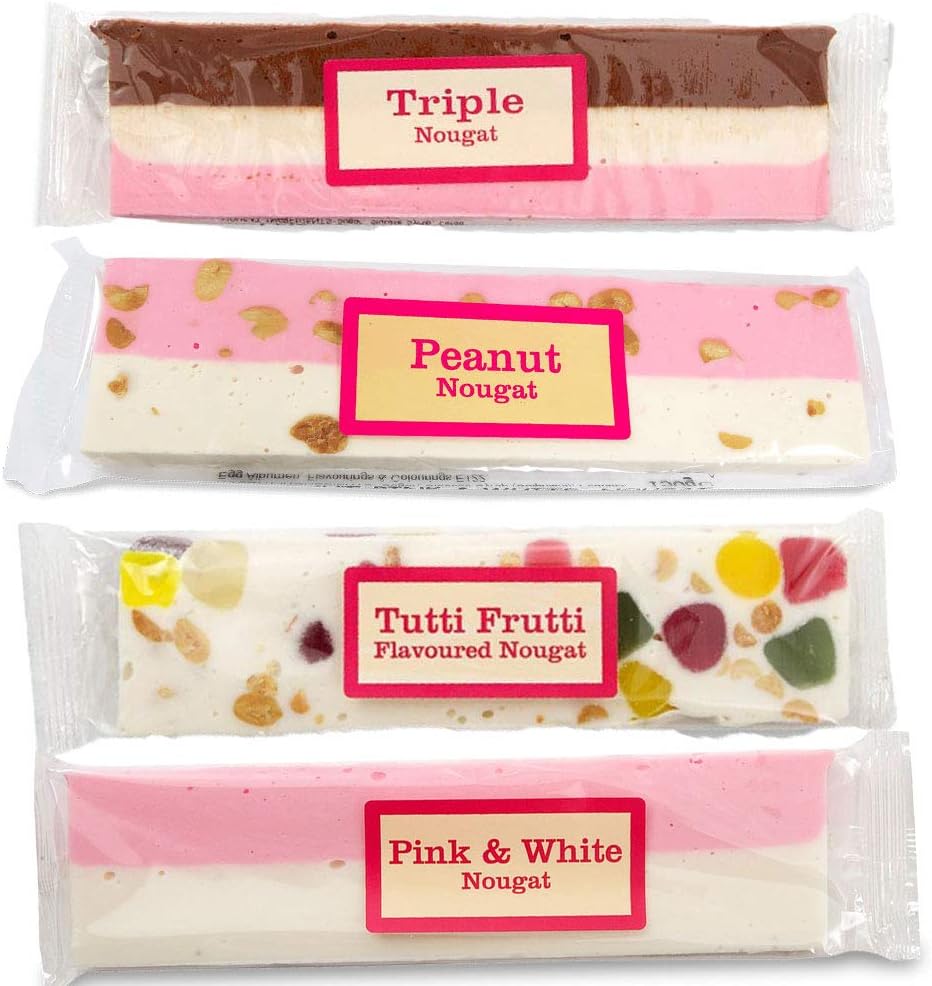The Real Candy Company Nougat Assortment Gift Box (Triple Nougat