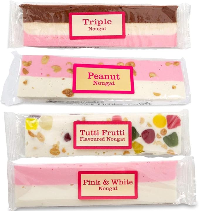 The Real Candy Company Nougat Assortment Gift Box (Triple Nougat