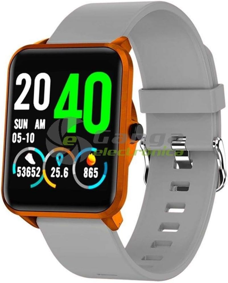 RELOJ INTELIGENTE LEOTEC FUNNY ORANGE & GREY: Leotec: Amazon.es ...