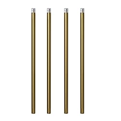 Haligate Brushed Brass M10 Threaded Extension Rod