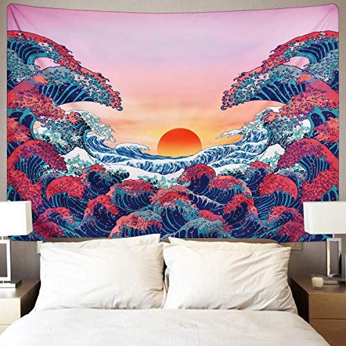 2 Sevenstars+Ocean+Tapestry+Sunset+Japanese