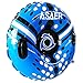 A-DUDU Snow Tube - Air Tube 39 Inch Inflatable Snow/Sled with Rapid Valves - Aqua Leisure Winter Inflatable Round Snow Tube - with Thickening Bottom of 50mm!!(Blue)