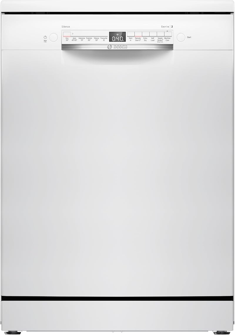 Bosch Series 2 Free-Standing Dishwasher 60 cm White ExtraDry