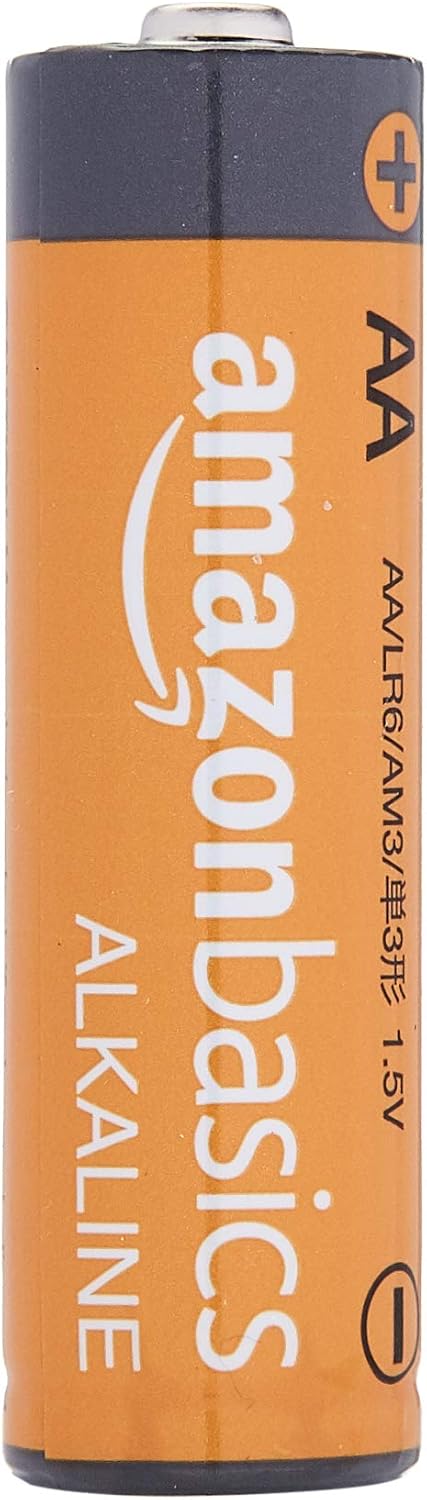 Basics 4 Pack AA High-Performance Alkaline Batteries, 10-Year Shelf Life, Easy to Open Value Pack: Health & Personal Care