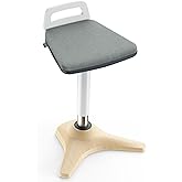 ERGO COLLECT Standing Desk Chair - Ergonomic Wobble Stool for Adults - Active Seating Stool Height Adjustable (22"-31.9") - Perfect for Home Office, Standing Desks, and Classrooms